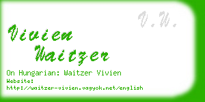 vivien waitzer business card